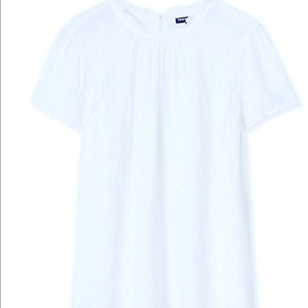 Torrid White Voile Eyelet Top - Picture 2 of 8